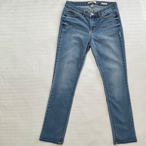 Vintage American Boho Straight Light Blue Jeans, Women's Size 28 L32 - Picture 2 of 8